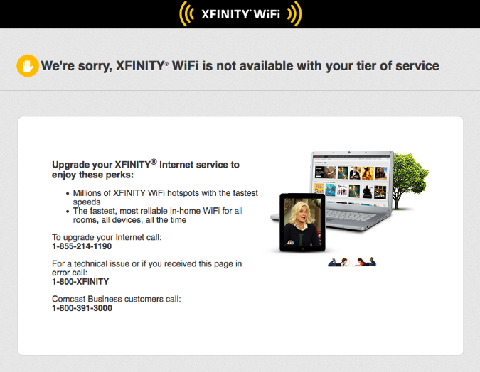 How do you upgrade your Xfinity service?