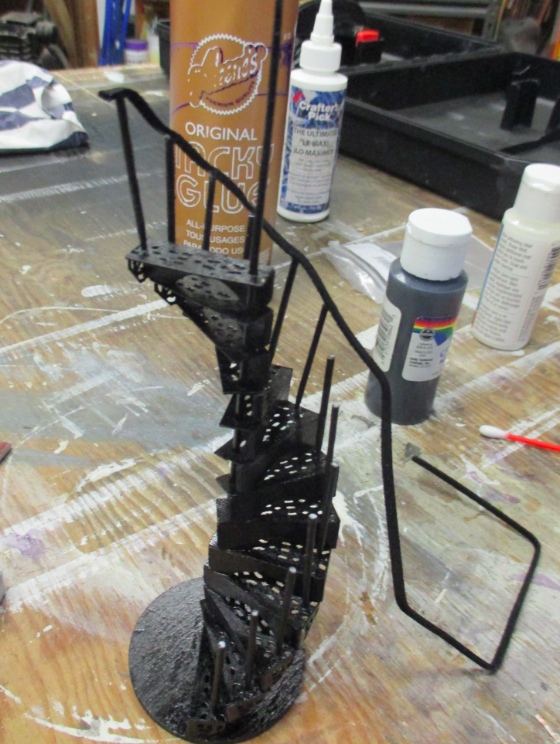 Dollhouse spiral staircase diy top