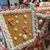 Faux Gingerbread House