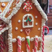 Faux Gingerbread House
