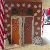 Faux Gingerbread House
