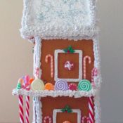 Faux Gingerbread House