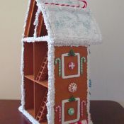 Faux Gingerbread House