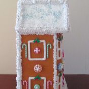 Faux Gingerbread House