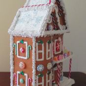 Faux Gingerbread House