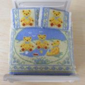 Teddy Bear Bedspread and Pillows