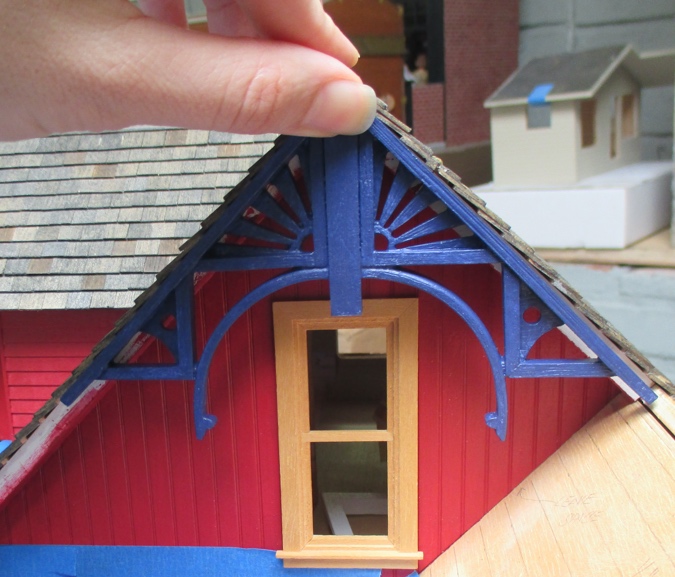 Dollhouse Miniature 1:12 Scale Gable Apex Trim 